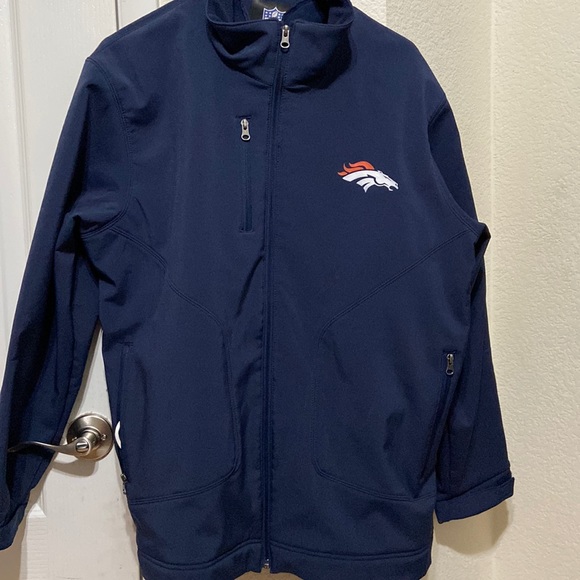 Broncos NFL Zip Up Men’s Jacket - Picture 1 of 4
